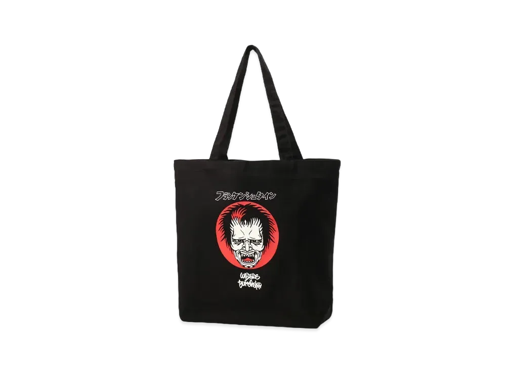 WILDSIDE Yohji Yamamoto x IZUMONSTER Tote Bag "Black"