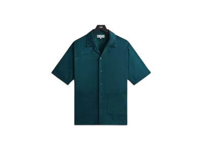 Kith Jacquard Faille Short Sleeve Reade Shirt "Chronicle"