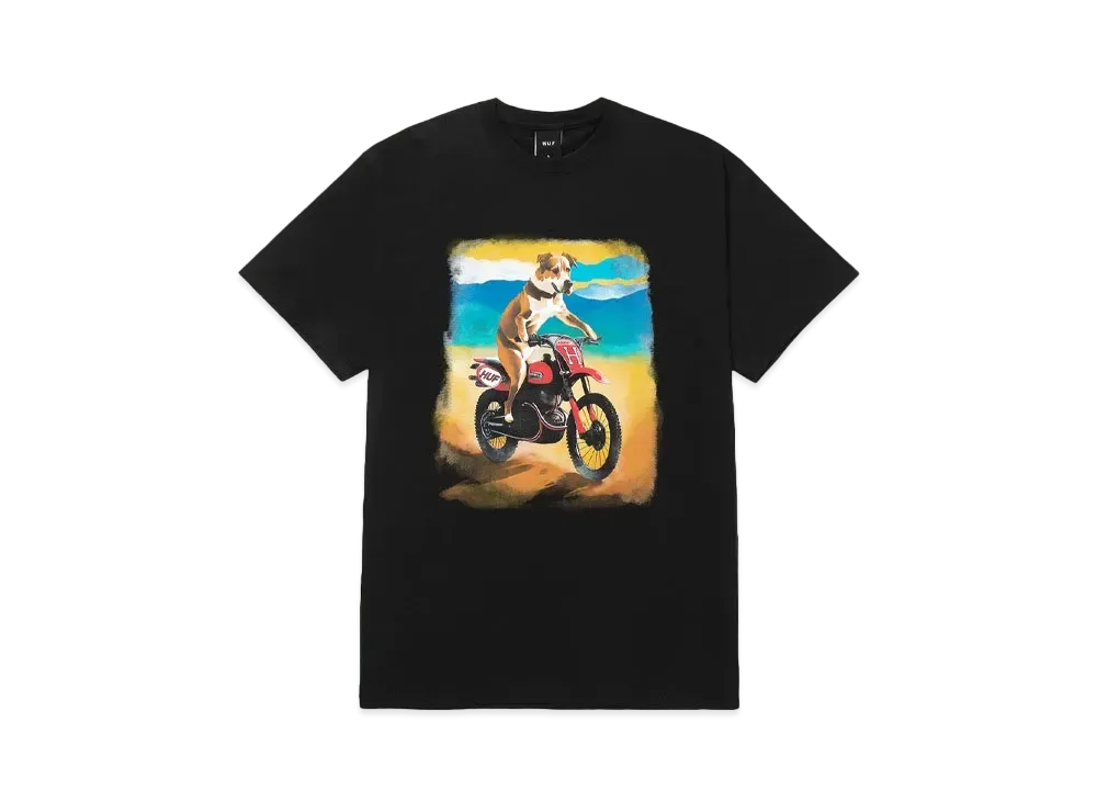 HUF Summer 24 Road Dog Tee "Black"