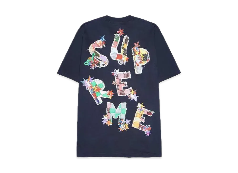 Supreme Patchwork Tee "Navy"
