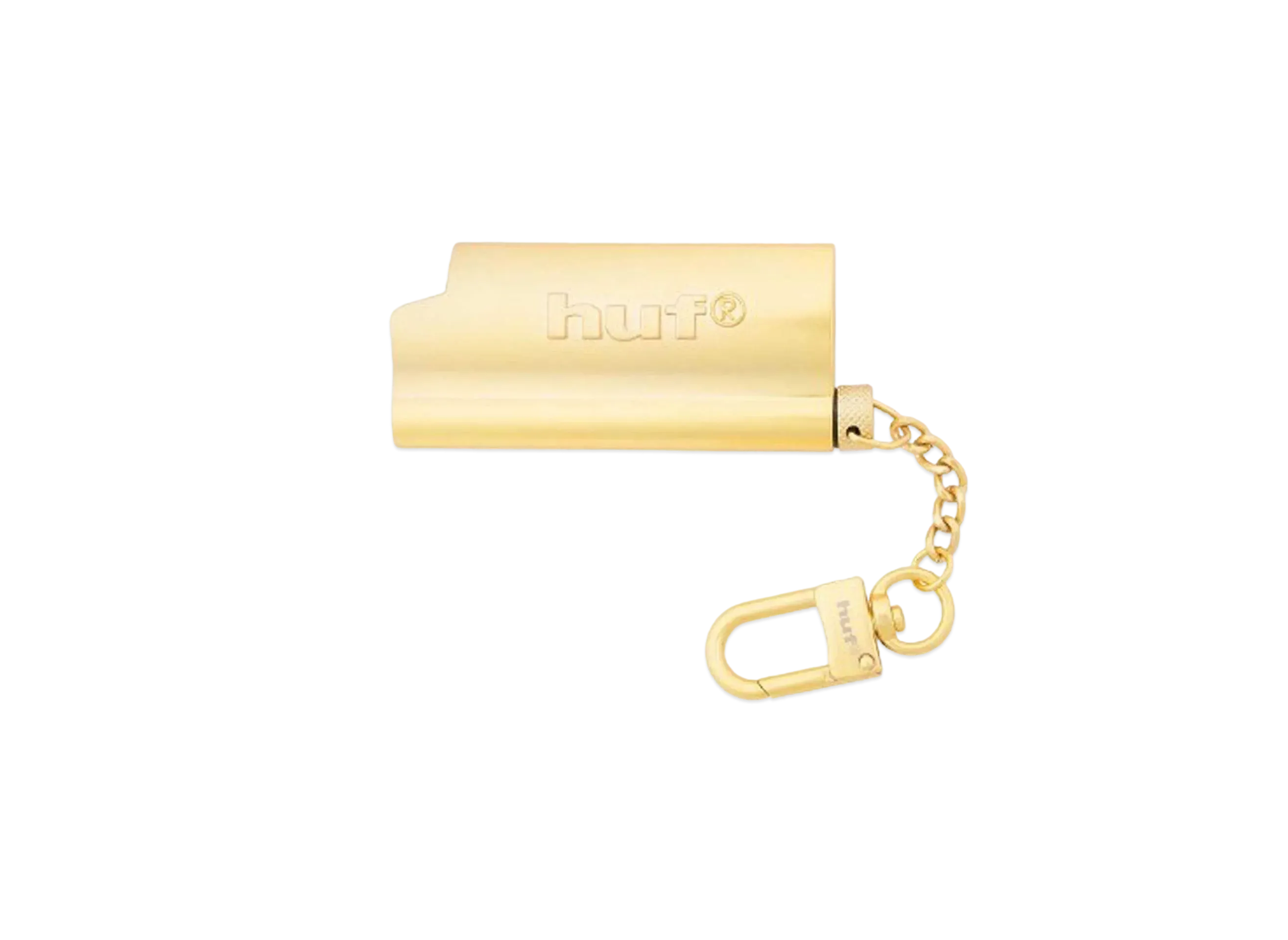 HUF Summer 24 Burner Lighter Sleeve Keychain "Gold"