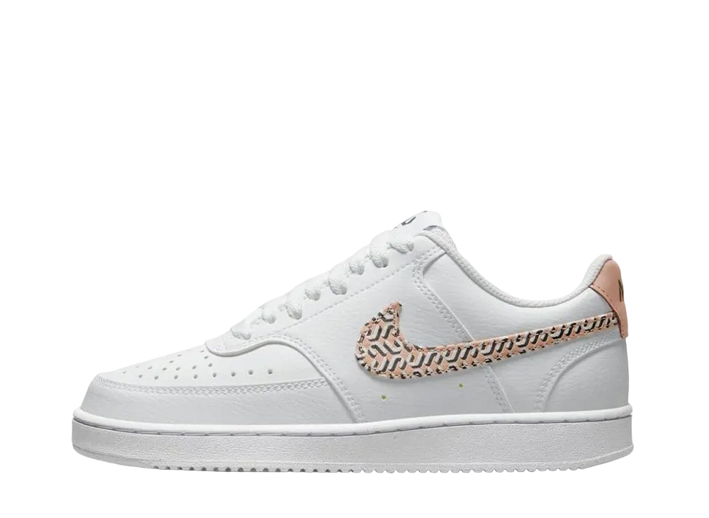 ナイキ ウィメンズ コートビジョン ロー "ホワイト/ヘンプ/ブラック/サミットホワイト"