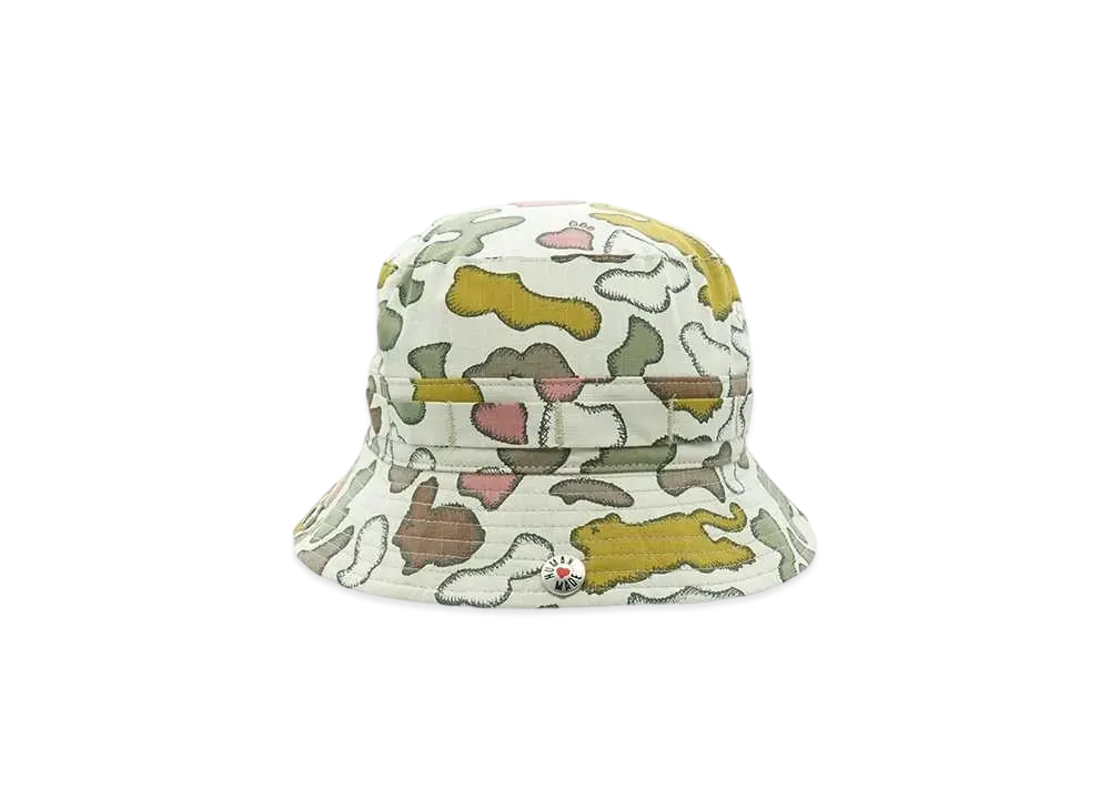 humanmade kawsバケットハット Human Made x KAWS Made Camo Bucket Hat Brown - SS24 - US