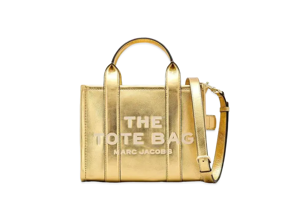 Marc Jacobs The Metallic Tote Bag Small "Gold"