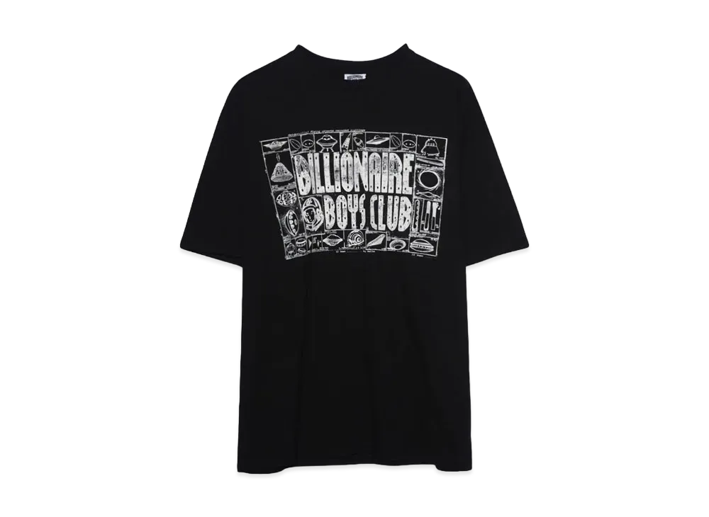 BILLIONAIRE BOYS CLUB BB SCHEMATIC T-SHIRT "BLACK"
