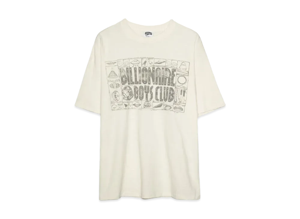 BILLIONAIRE BOYS CLUB BB SCHEMATIC T-SHIRT "GARDENIA"