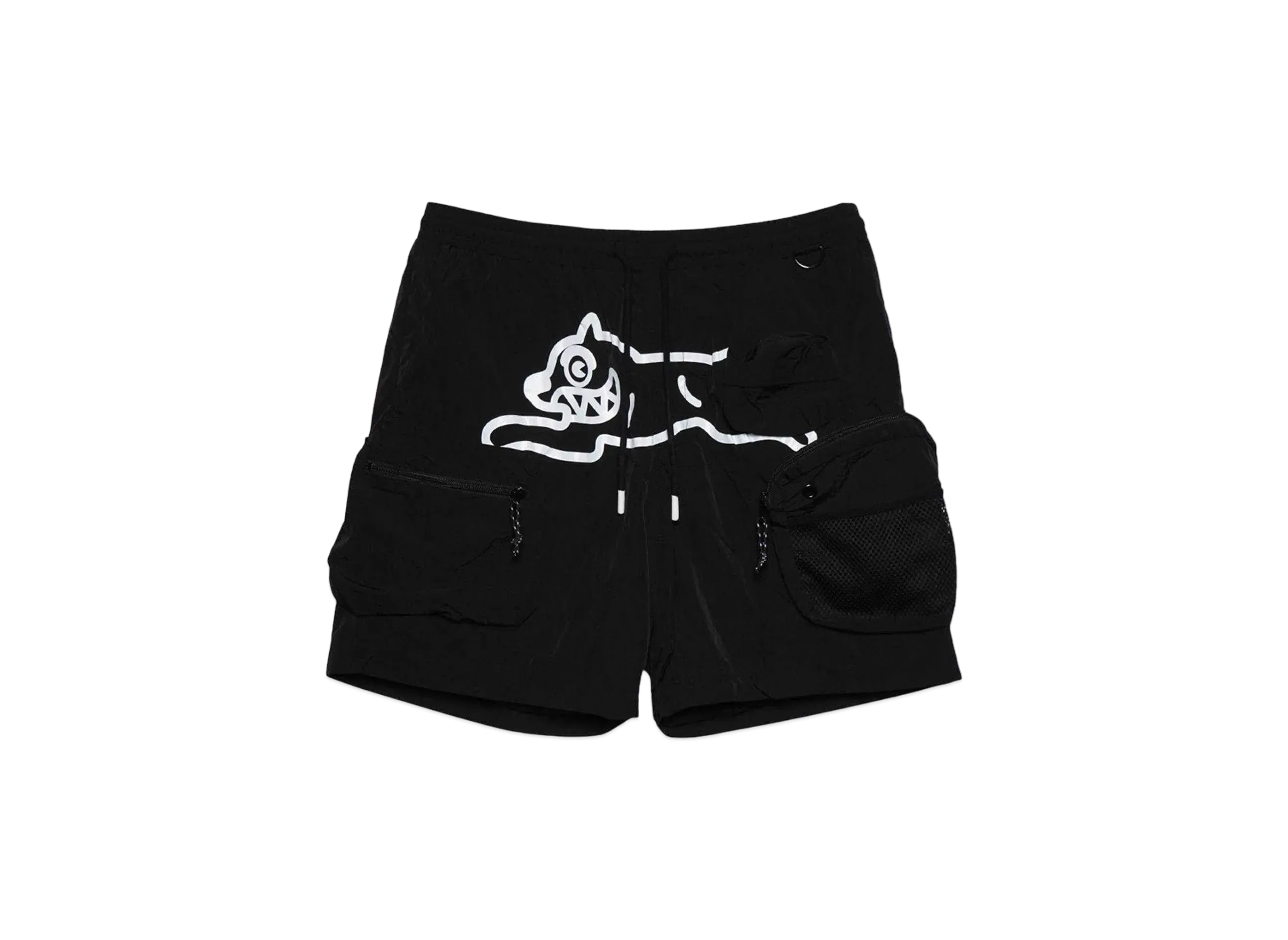 ICECREAM HIKER NYLON BAGGIES SHORTS "BLACK"