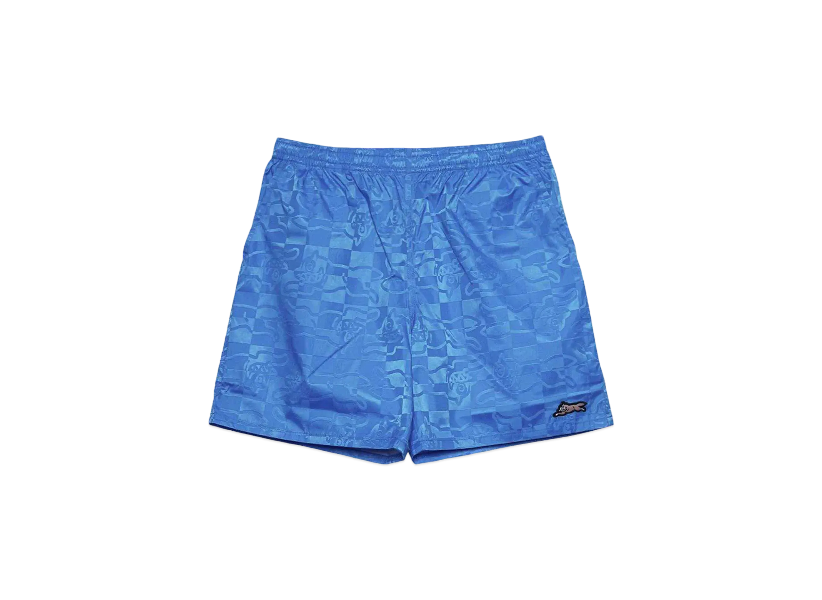 ICECREAM RUNNING CHECK NYLON BAGGIES SHORTS "FRENCH BLUE"