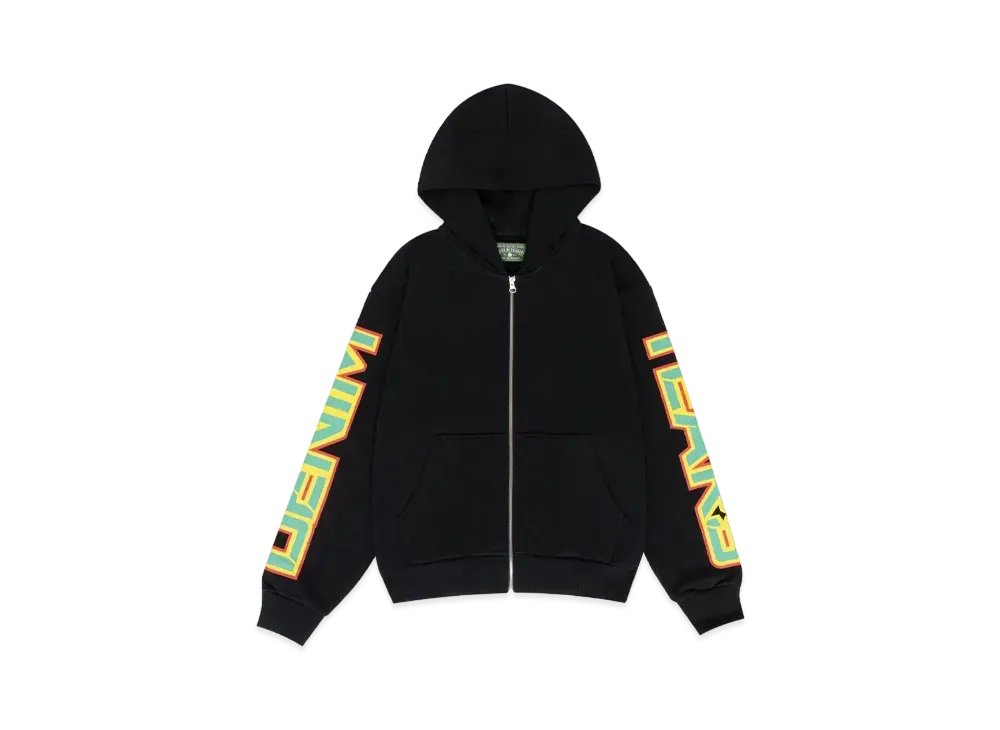 DENIM TEARS Spring Gardens Zip Hoodie "Black"