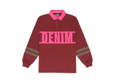 DENIM TEARS Down by the Tears Rugby "Burgundy"