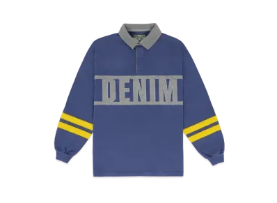 DENIM TEARS Down by the Tears Rugby "Navy"