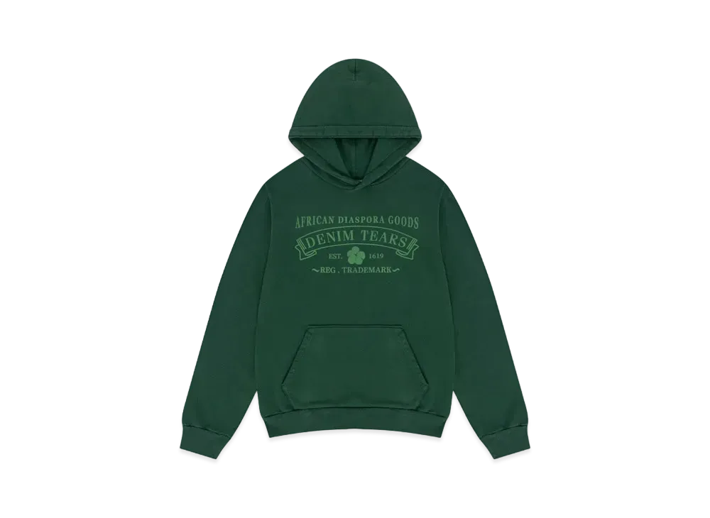DENIM TEARS ADG Hoodie "Green"