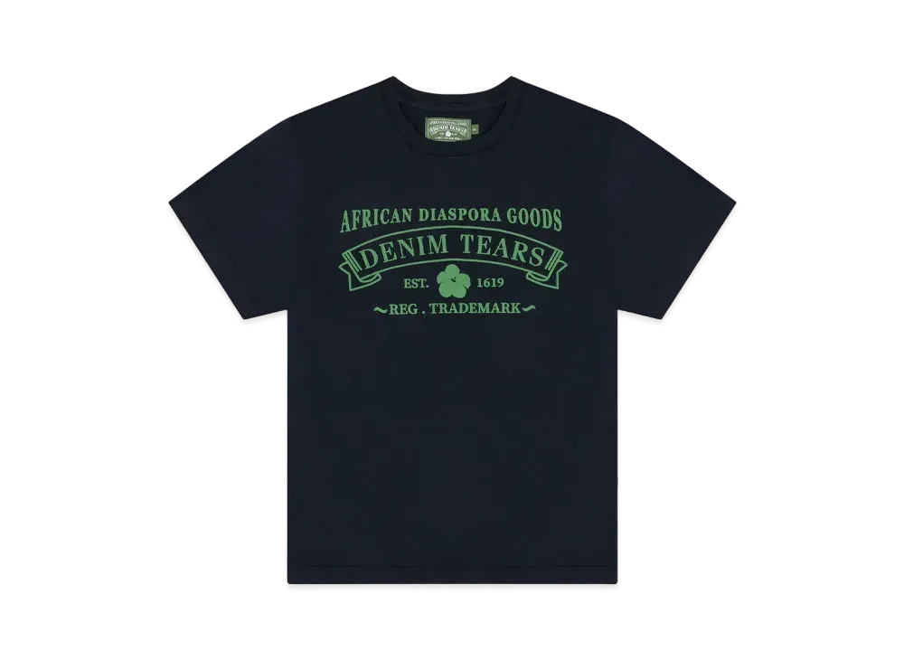 DENIM TEARS ADG Tee "Navy"