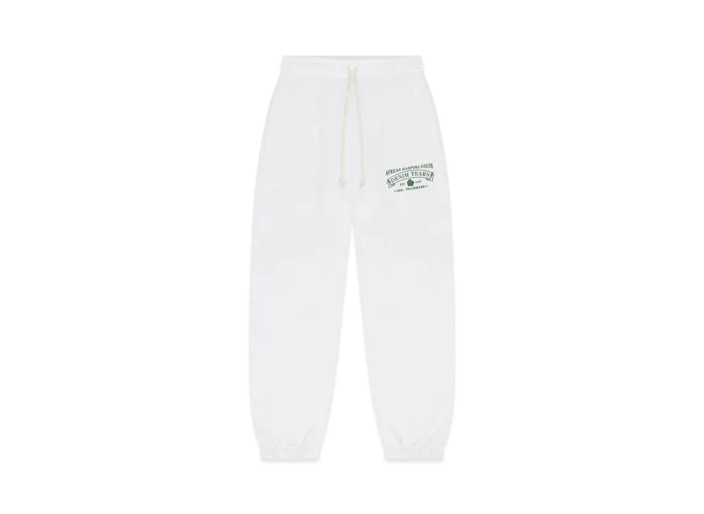 DENIM TEARS ADG Sweat Pants "White"