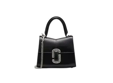 Marc Jacobs The St. Marc Top Handle Mini "Black/Silver"