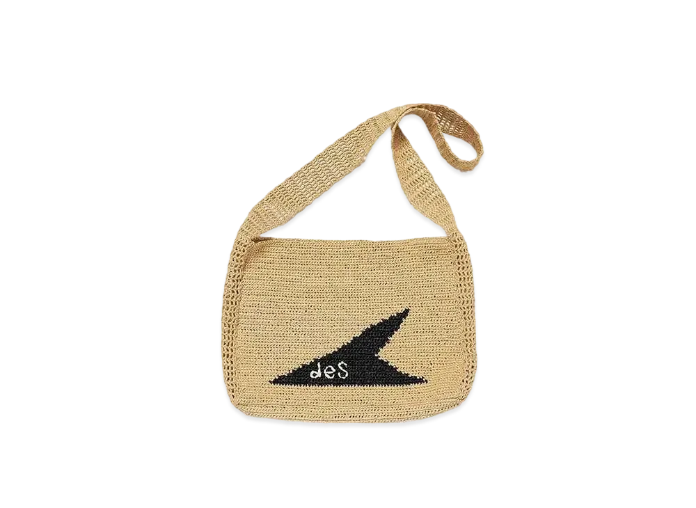 DESCENDANT Cetus Raffia Bag "Beige"