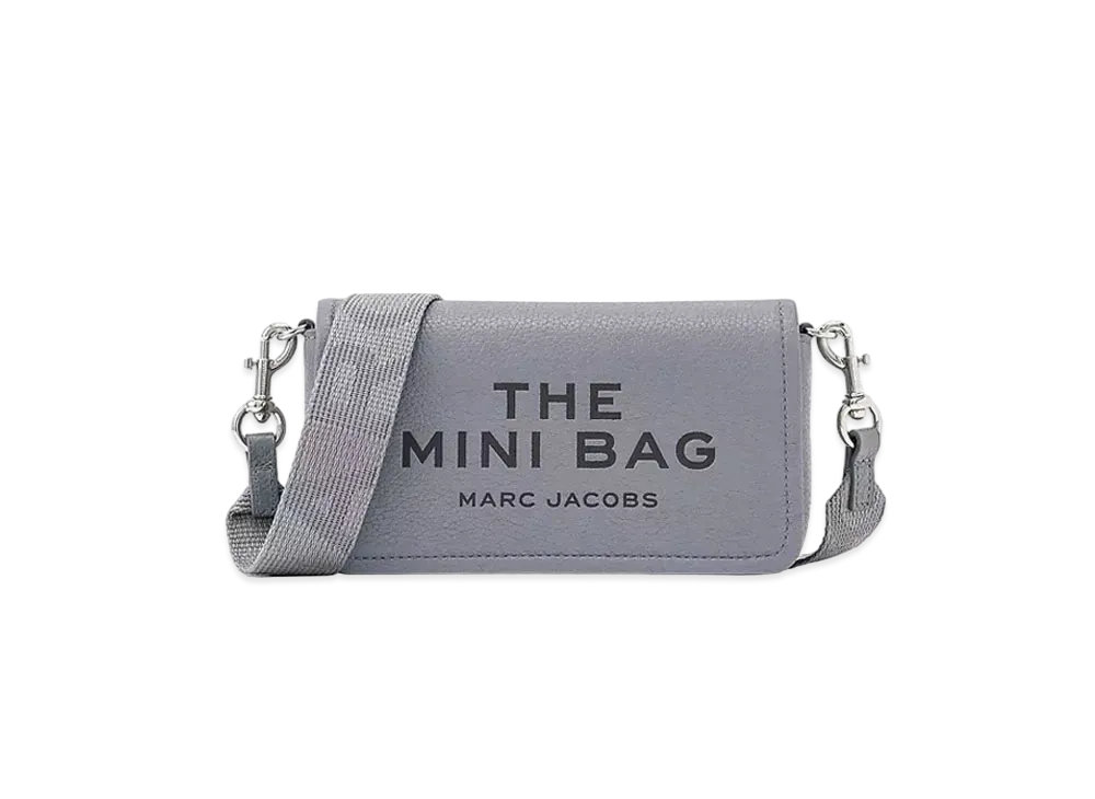 Marc Jacobs The Leather Mini Bag "Wolf Grey"