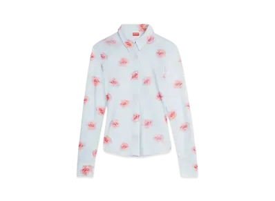 KENZO 'ROSE' Fit Shirt "Light Blue"