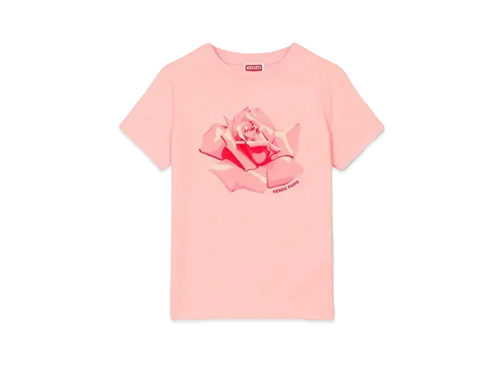 KENZO 'ROSE' Classic T-shirt "Faded Pink"