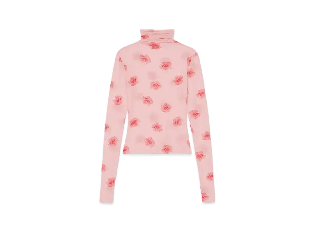 KENZO 'ROSE' Turtleneck Tops "Faded Pink"