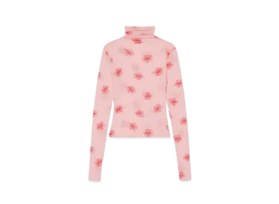 KENZO 'ROSE' Turtleneck Tops "Faded Pink"