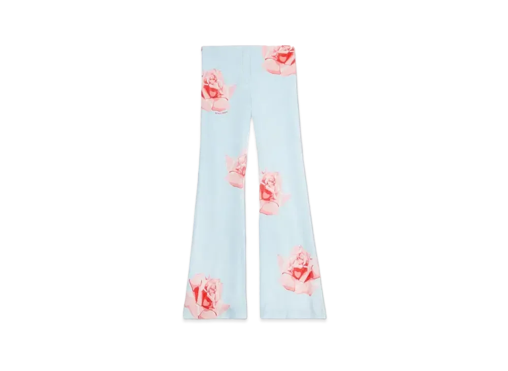 KENZO 'ROSE' Pleats Pants "Light Blue"
