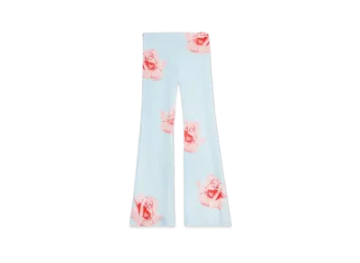 KENZO 'ROSE' Pleats Pants "Light Blue"