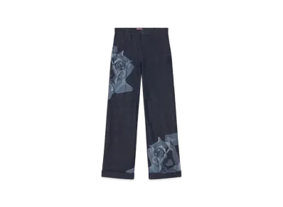 KENZO 'ROSE' Tailored Denim Pants "Rinse Blue Denim"