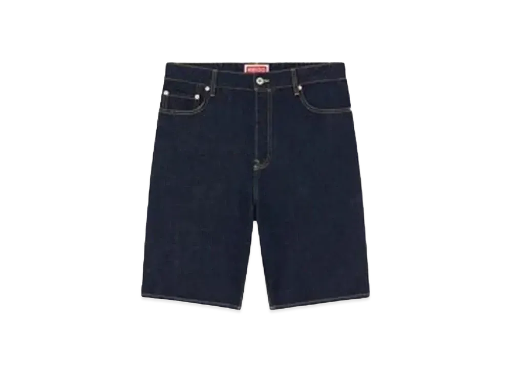 KENZO 'CREATIONS' Straight HIMAWARI Denim Short Pants "Rinse Blue Denim"
