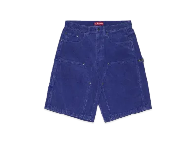 Supreme Washed Corduroy Double Knee Painter Short "Blue"