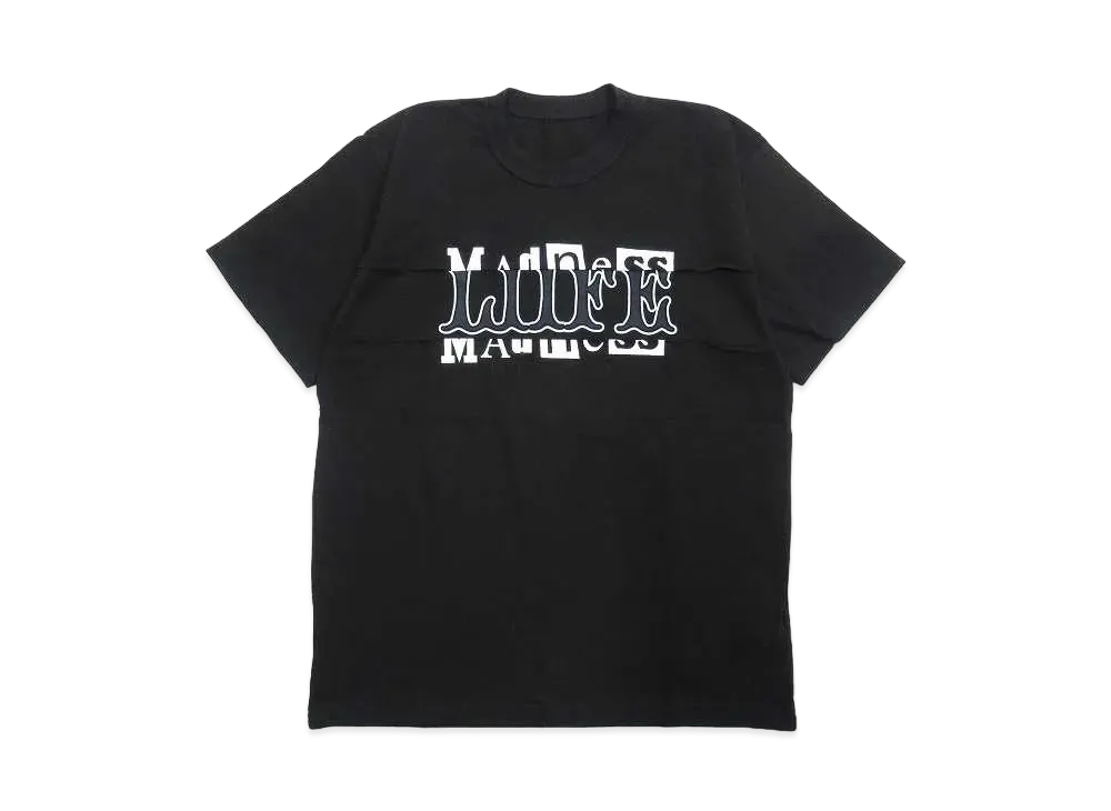sacai 21SS Madness Archive Mix T-Shirt "Black"