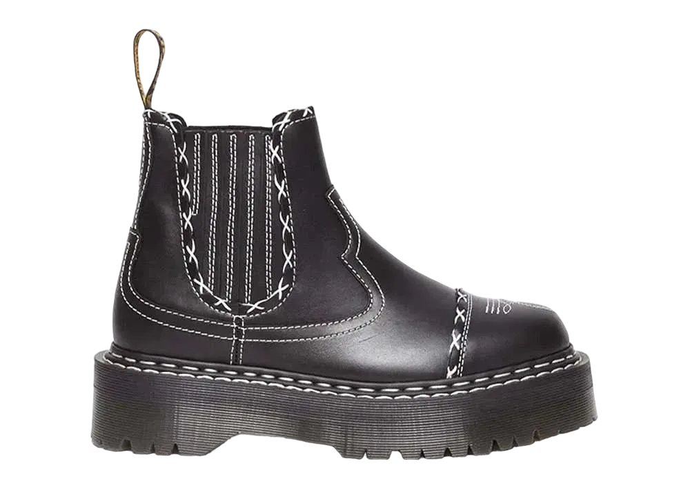 Dr.Martens 2976 Quad Gothic Americana Chelsea Boots "Black"
