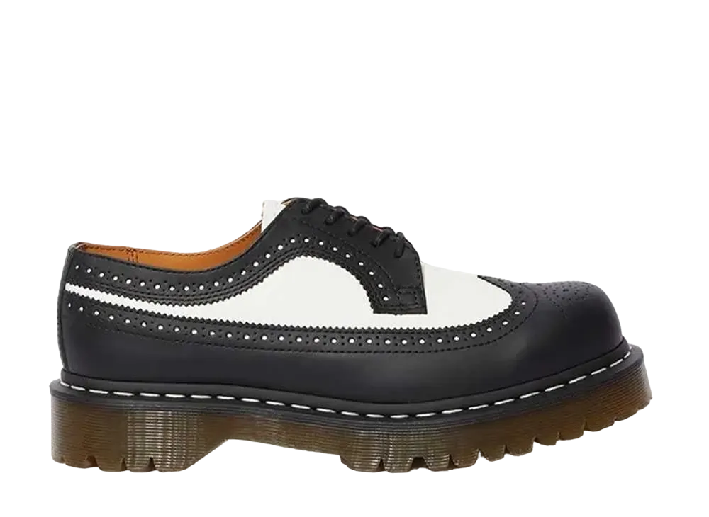 Dr.Martens 3989 Bex Brogue Shoes "Black/White"