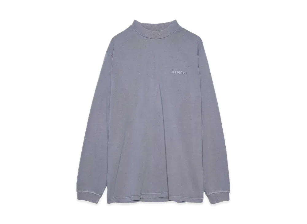 シュプリーム モックネック エルエス トップ "グレー"