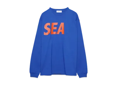 WIND AND SEA SEA L/S T-SHIRT "R.Blue Mandarin"