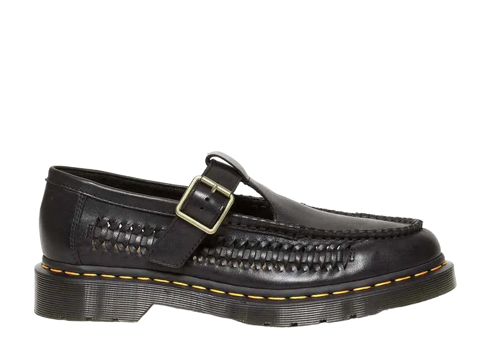 ドクターマーチン エイドリアン Tバー シューズ "ブラック"