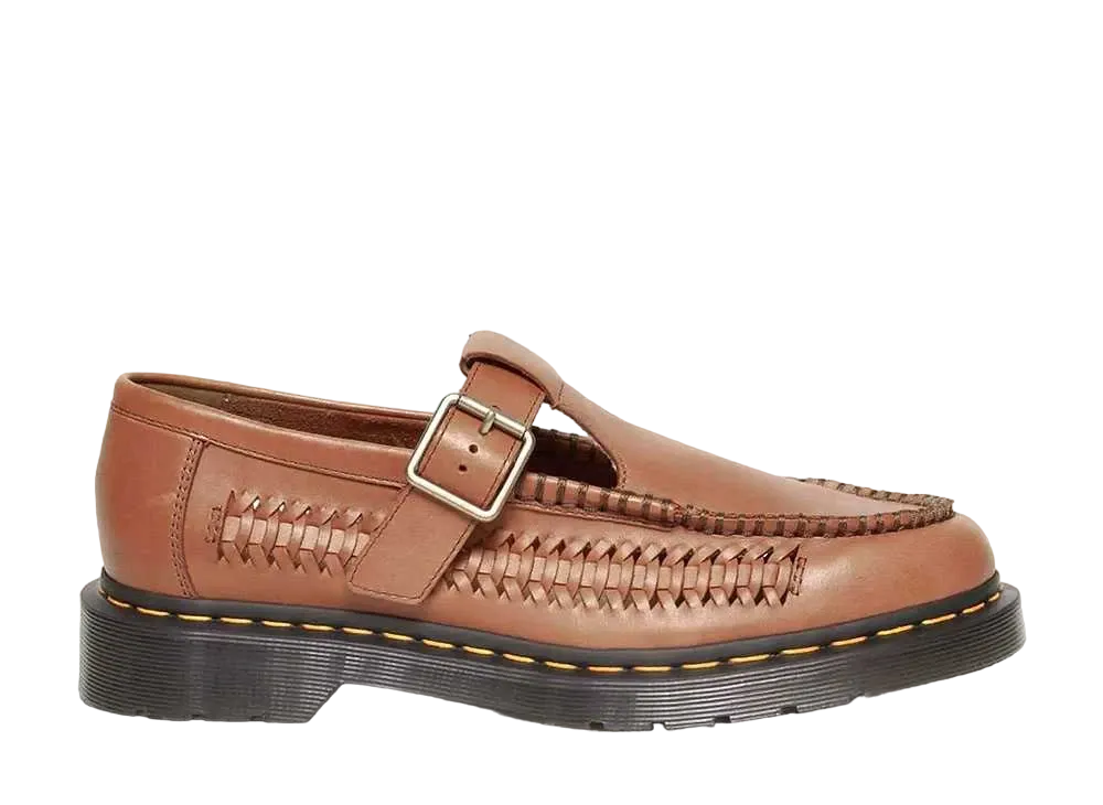 Dr.Martens Adrian T-Bar Shoes "British Tan"