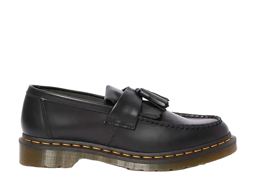 Dr.Martens Adrian Yellow Stitch Loafers "Black"