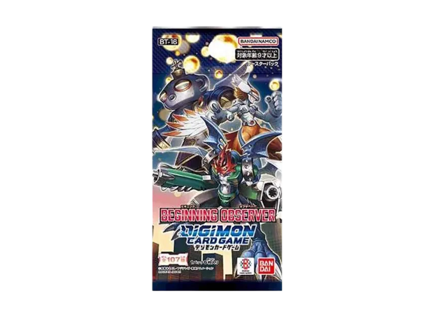 DIGIMON CARD GAME Booster Pack "BEGINNING OBSERVER" Pack | SNKRDUNK DIGIMON CARD GAME Booster Pack "BEGINNING OBSERVER" Pack | SNKRDUNK