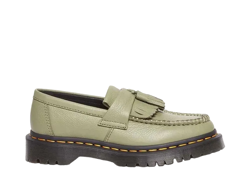 ドクターマーチン ウィメンズ エイドリアン タッセル ローファー "ミューテッドオリーブ"