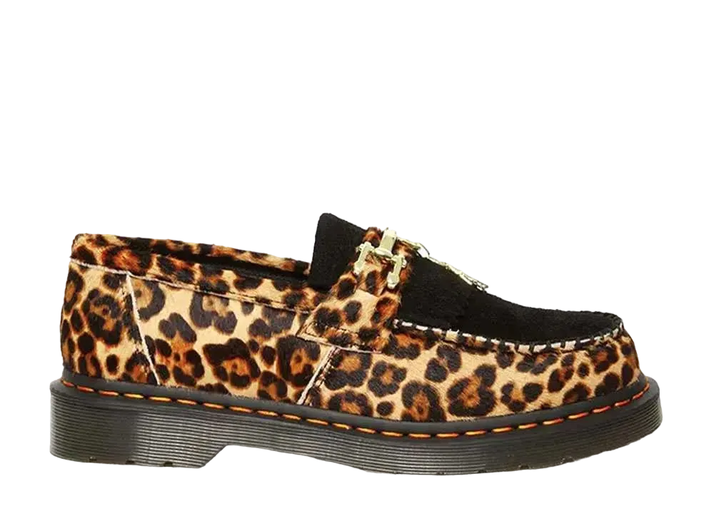 Dr.Martens Adrian Bone Snaffle Loafers "Archive Leopard/Black"