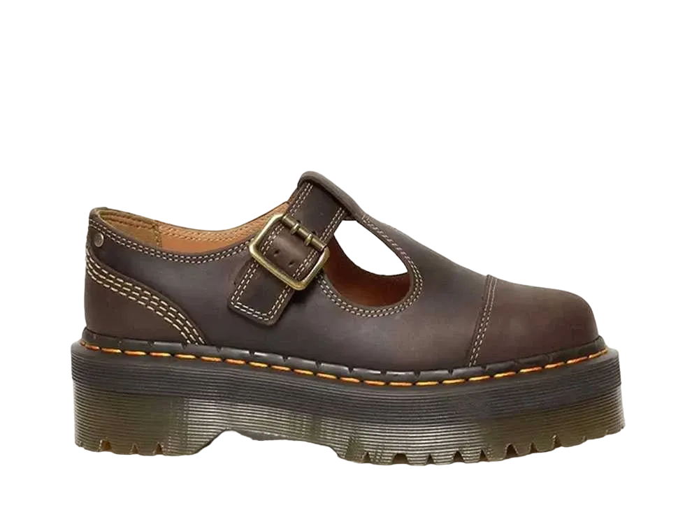 Dr.Martens Women's Bethan Archive Mary Jane Shoes "Dark Brown"
