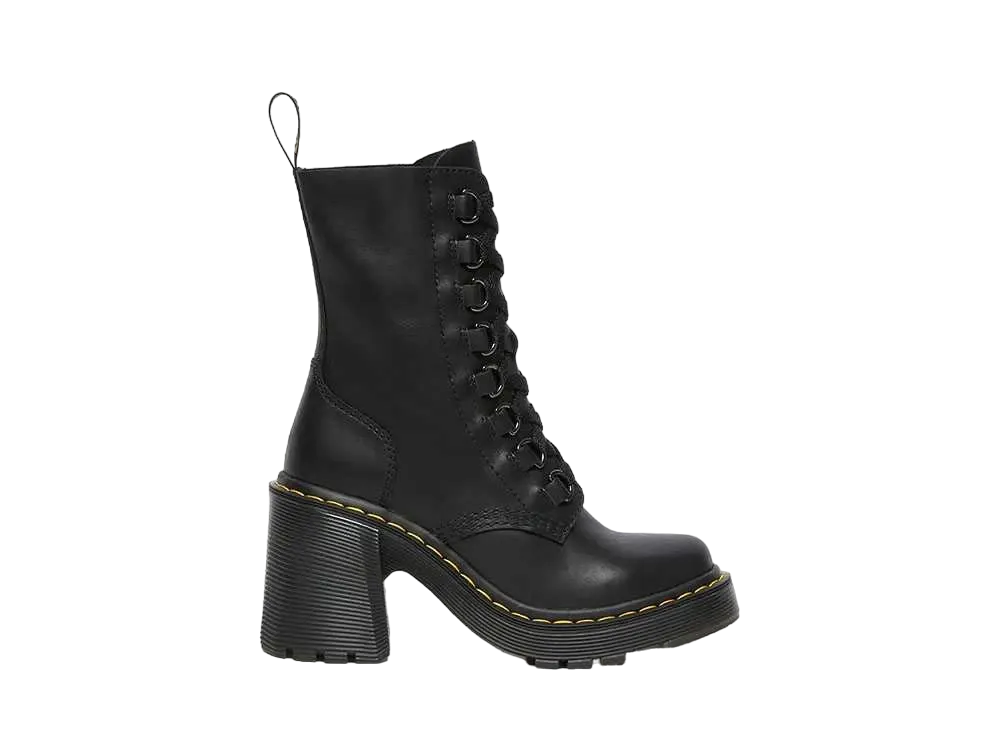 ドクターマーチン ウィメンズ チェスニー 8タイ ブーツ "ブラック"