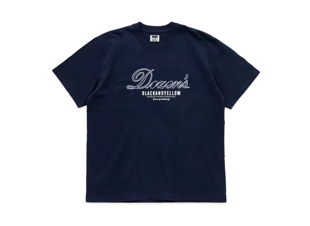 RATS CHAIN LOCK TEE "NAVY"