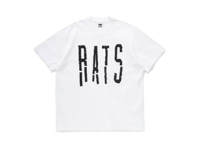 RATS BROKEN TEE "WHITE"