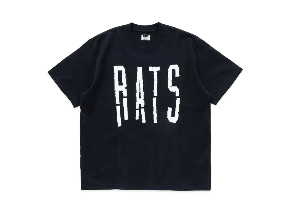 RATS BROKEN TEE "BLACK"