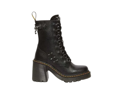 Dr.Martens Women's Chesney Hardware 8 Tie Boots "Black"