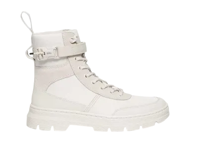 Dr.Martens Combs Tech 8 Tie Boots "Off White/Natural"