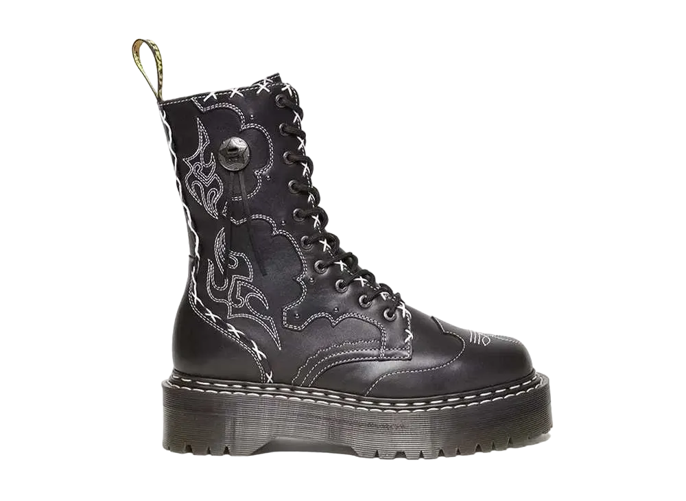 ドクターマーチン ジェイドン ハイ ゴシックアメリカーナ 10ホール ブーツ "ブラック"