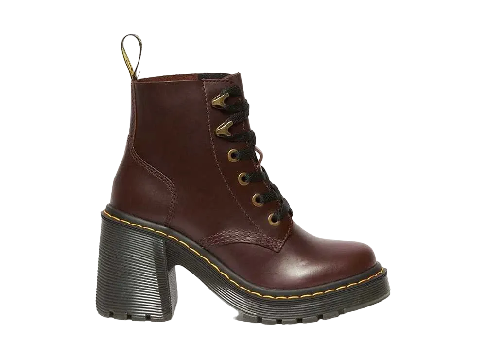 Dr.Martens Women's Jesy 6 Tie Boots "Dark Brown"